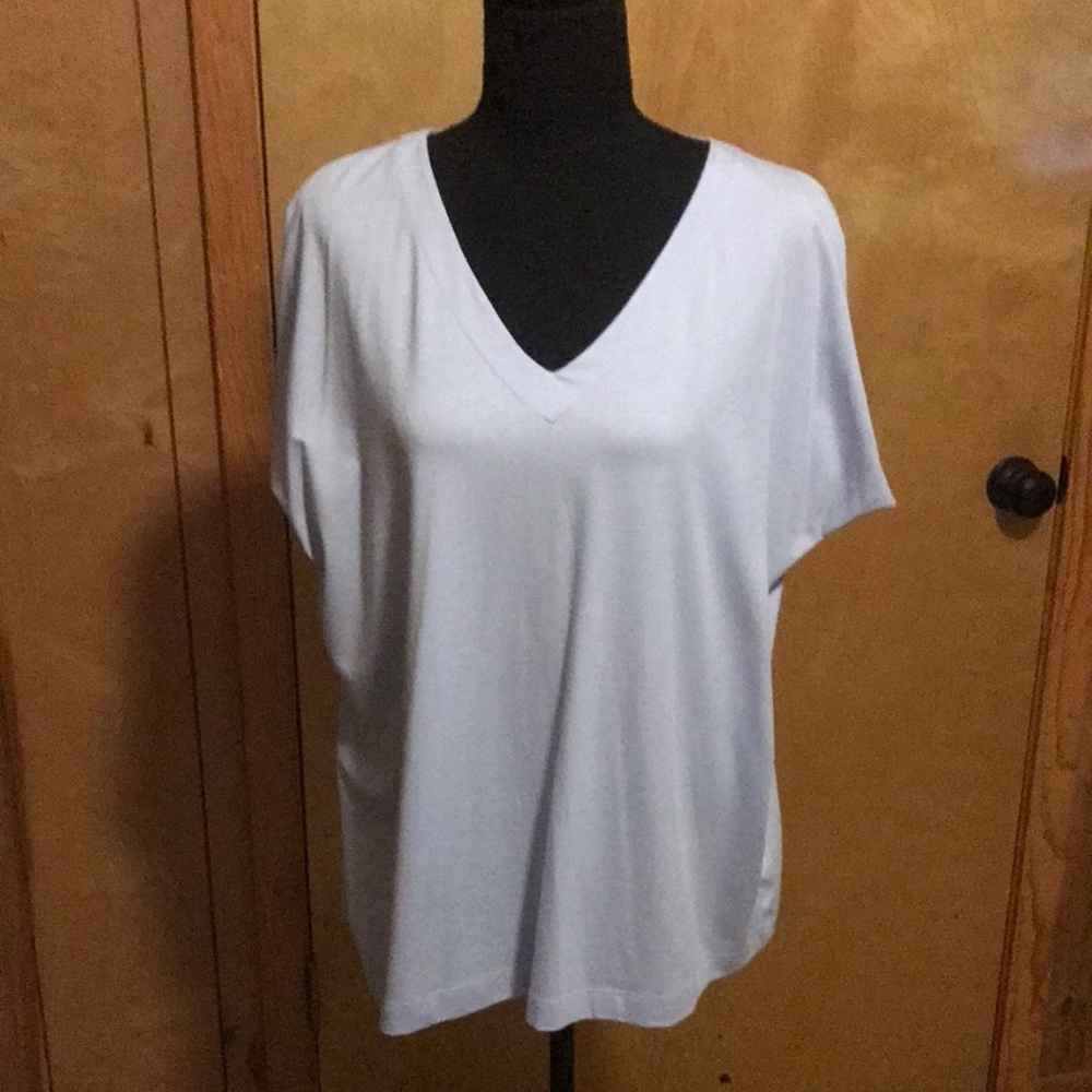 Lt Blue J.Jill V-Neck Women's Top #180